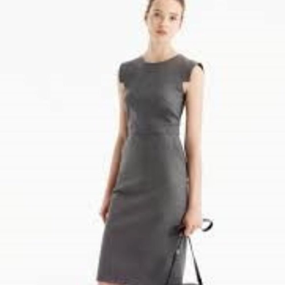 Jcrew resume dress, charcoal, NWT, size 14
